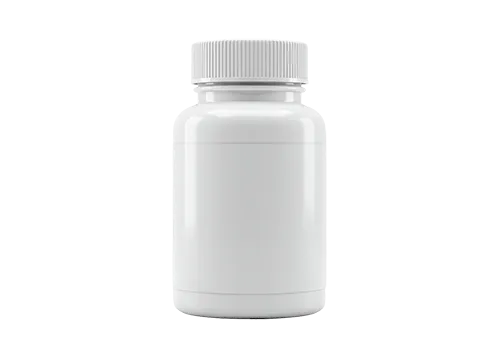 Medizinkapsel-Flasche